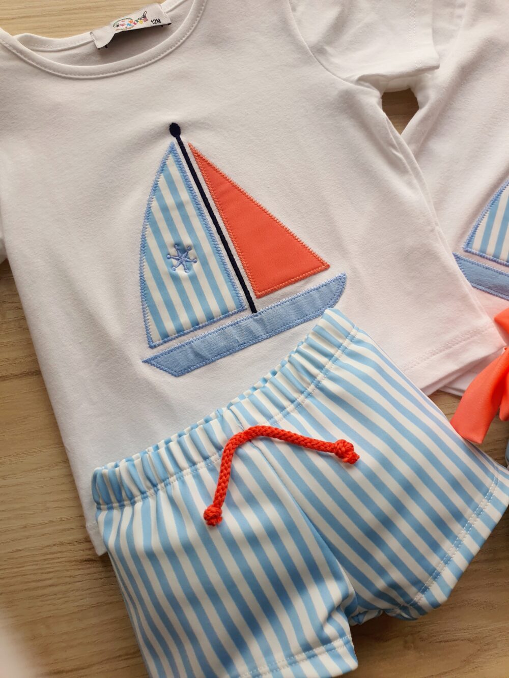 Conjunto baño barco(pantalón)