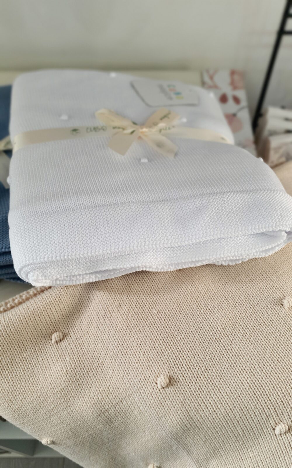 Mantita de Bebé 100% Algodón – Disponible en Varios Colores - Imagen 3