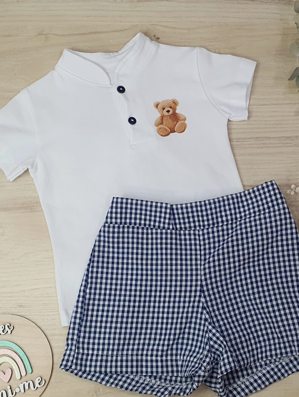 Conjunto vichy marino osito